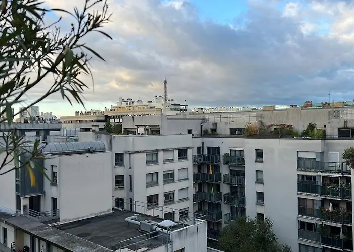 Apartment Le Perchoir Design, Comfort&eiffel View Paris